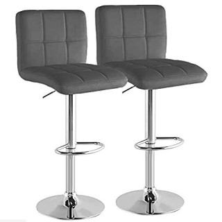 BAKAJI Σετ 2 Σκαμπό Κουζίνας με Επένδυση Δέρματος, Περιστρεφόμενο ... BAKAJI Σετ 2 Σκαμπό Κουζίνας με Επένδυση Δέρματος, Περιστρεφόμενο ...