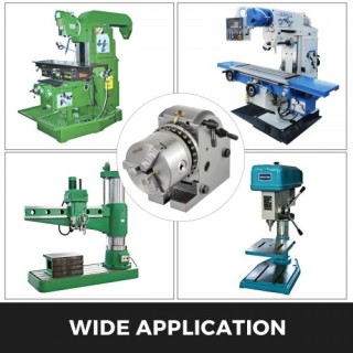 Κεφαλή Διαίρεσης VEVOR 4 με Τσοκ 3 Σιαγόνων και Πλάκες Δείκτη FDTB... Κεφαλή Διαίρεσης VEVOR 4 με Τσοκ 3 Σιαγόνων και Πλάκες Δείκτη FDTB...