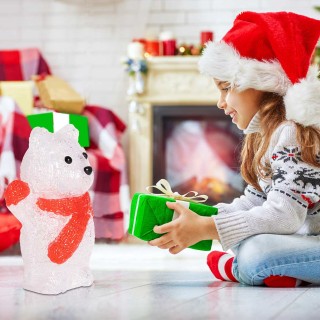 BAKAJI Αρκούδα Πολική Αρκούδα Ακρυλικό Χριστουγεννιάτικο Σχήμα LED... BAKAJI Αρκούδα Πολική Αρκούδα Ακρυλικό Χριστουγεννιάτικο Σχήμα LED...