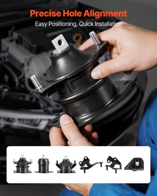 VEVOR Σετ Βάσεων Κινητήρα και Κιβωτίου Ταχυτήτων, Συμβατό με Honda ...