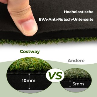 Costway Στρώμα γκολφ με 2 λαστιχένια μπαστούνια, 2 ράβδους ευθυγρά... Costway Στρώμα γκολφ με 2 λαστιχένια μπαστούνια, 2 ράβδους ευθυγρά...