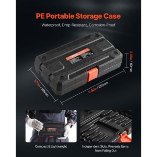 VEVOR Σετ Καρυδάκια Άλεν 18 Τεμαχίων 3/8 S2 Cr-V PTTT38HEXSD0DLCSKV0 VEVOR Σετ Καρυδάκια Άλεν 18 Τεμαχίων 3/8 S2 Cr-V PTTT38HEXSD0DLCSKV0