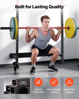 VEVOR Πτυσσόμενο Κλουβί Ισχύος, Πολυλειτουργικό Ράφι Προπόνησης για...