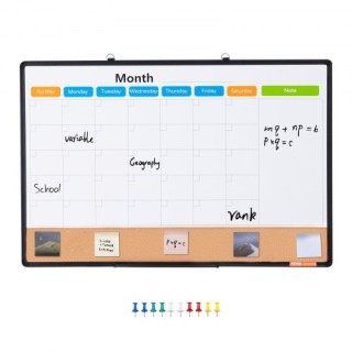 VEVOR 36x24 Μηνιαίο Ημερολόγιο Πίνακας & Πίνακας Φελλού με Αλουμινέ... VEVOR 36x24 Μηνιαίο Ημερολόγιο Πίνακας & Πίνακας Φελλού με Αλουμινέ...