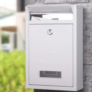 BAKAJI Ταχυδρομικό Κουτί Τοίχου από Ατσάλι Γραμματοκιβώτιο Εξωτερι... BAKAJI Ταχυδρομικό Κουτί Τοίχου από Ατσάλι Γραμματοκιβώτιο Εξωτερι...