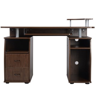 Costway Ξύλινο Γραφείο Υπολογιστή με Ράφι Εκτυπωτή και Συρόμενο Δίσ... Costway Ξύλινο Γραφείο Υπολογιστή με Ράφι Εκτυπωτή και Συρόμενο Δίσ...