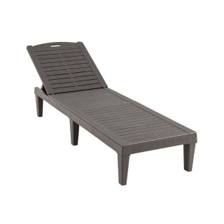 Costway Σετ 2 Ξαπλώστρες Κήπου 156 x 55 x 83 εκ  με Ρυθμιζόμενη Πλά...