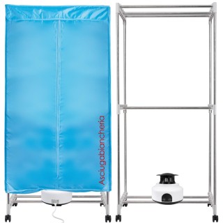 BAKAJI Ηλεκτρικό Στεγνωτήριο Ντουλάπα με Τηλεχειριστήριο, Χρονοδιακ...