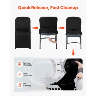 VEVOR Καλύμματα Καρεκλών 30 Τεμαχίων, Πολυεστερικά και Ελαστικά, γι...