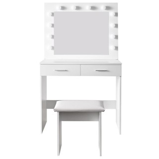 Shally Dogan Τουαλέτα Trucco Ofelia με Καθρέφτη και Σκαμπό 12 Led ... Shally Dogan Τουαλέτα Trucco Ofelia με Καθρέφτη και Σκαμπό 12 Led ...