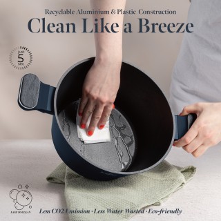 Berlinger Haus  Σετ Μαγειρικά Σκεύη από Αλουμίνιο Matt Blue με Αντι...