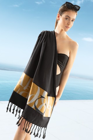 Guy Laroche Πετσέτα Θαλάσσης - Παρεό Pestemal 25 Black 90x170 ,1130... Guy Laroche Πετσέτα Θαλάσσης - Παρεό Pestemal 25 Black 90x170 ,1130...