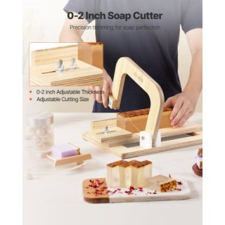 VEVOR Ρυθμιζόμενος Ξύλινος Κόπτης Σαπουνιών & Κεριών, 0-2 εκ. Ρυθμι... VEVOR Ρυθμιζόμενος Ξύλινος Κόπτης Σαπουνιών & Κεριών, 0-2 εκ. Ρυθμι...