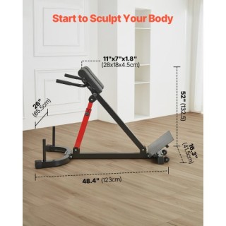 VEVOR Πολυλειτουργικός Ρωμαϊκός Πάγκος Υπερέκτασης WDKLMYAXDLBKR3EIIV0 VEVOR Πολυλειτουργικός Ρωμαϊκός Πάγκος Υπερέκτασης WDKLMYAXDLBKR3EIIV0