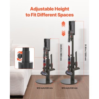 VEVOR Βάση Στήριξης Σκούπας Dyson με 3 Κλιπ XCQZJDSKSSZGDRMG5V0