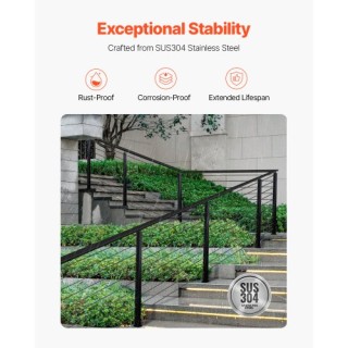 VEVOR Καλώδιο Κάγκελου με Γωνιακές Οπές 30° 1JZLGZXHS91402OS1001V0