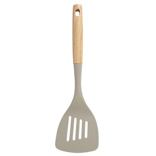 Galileo Σιλικόνι Πανάκι Αντικολλητικό με Ξύλινη Λαβή 35x10 cm SChef...