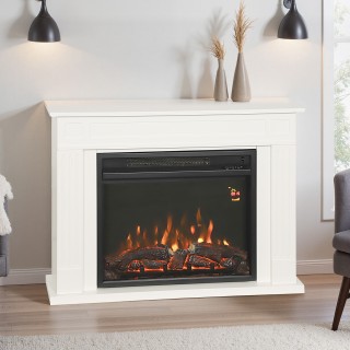 HOMCOM Ηλεκτρικό Τζάκι με Φλόγα 5 Φωτεινότητας, Τηλεχειριστήριο και... HOMCOM Ηλεκτρικό Τζάκι με Φλόγα 5 Φωτεινότητας, Τηλεχειριστήριο και...