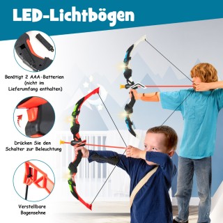 Costway Σετ Τόξου και Βέλους για Παιδιά 2 τεμαχίων με LED Φωτισμένο... Costway Σετ Τόξου και Βέλους για Παιδιά 2 τεμαχίων με LED Φωτισμένο...