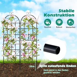 Costway Σετ 4 Μαυρων Μεταλλικων Σκαλών Στήριξης: Διάκοσμος στον Κή... Costway Σετ 4 Μαυρων Μεταλλικων Σκαλών Στήριξης: Διάκοσμος στον Κή...