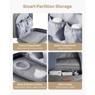 VEVOR Φορητή Τσάντα Θήλαστρου VEVOR, 11.4 x 6.3 x 8.3 in, Περιλαμβά...