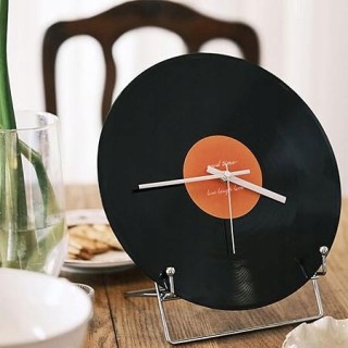 SPM Ρολόι Τοίχου Βινιλίου Αναλογικό Μαύρο 5908222246556