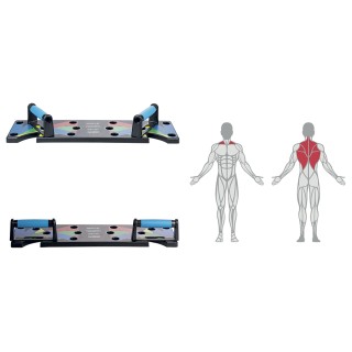 Galileo Πολλαπλών χρήσεων σανίδα push-up 10 σε 1 με αντιολισθητική ...