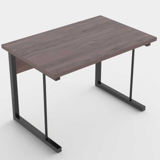 BAKAJI Ράφι Κουζίνας Ξύλο Καρυδιάς Μεταλλική Ραφιέρα για Φούρνο Μικ...