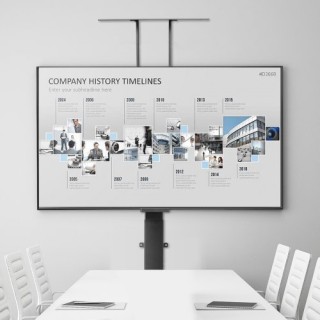 VEVOR Βάση Τηλεόρασης με Μοτέρ και Τηλεχειριστήριο για 32-70 ίντσες...