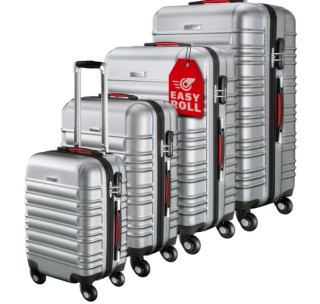 Σετ Βαλίτσες Σκληρού Κελύφους Baseline 4 Τεμάχια – Ασημί (34L, 55L,... Σετ Βαλίτσες Σκληρού Κελύφους Baseline 4 Τεμάχια – Ασημί (34L, 55L,...