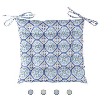 Galileo Μαξιλάρι καρέκλας με κορδόνια 40x40 cm διακόσμηση μεσογειακ...