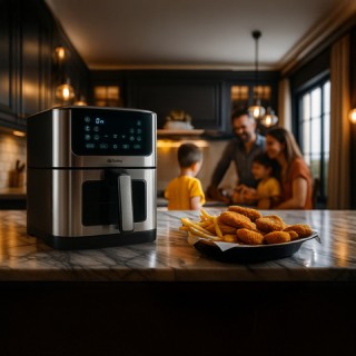 Ruhhy Φριτέζα Αέρος XXL 8L Αντικολλητική Non-Stick  25512