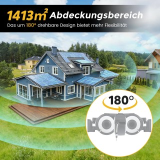 Costway Κουτί με Επεκτεινόμενο Λάστιχο Κήπου 30 μ με 2 μ Σωλήνα Σύν...