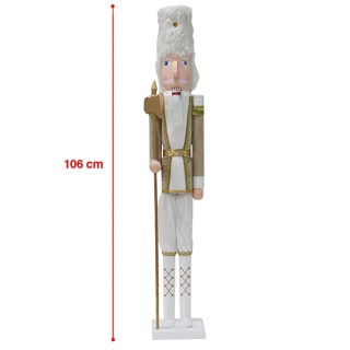 BAKAJI Χριστουγεννιάτικος Ξύλινος Καρυοθραύστης Στρατιώτης 106 εκ ... BAKAJI Χριστουγεννιάτικος Ξύλινος Καρυοθραύστης Στρατιώτης 106 εκ ...