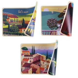 Villa DEste  Σετ 6 τμχ Διπλής όψης Σουπλά Thats Amore 5918507