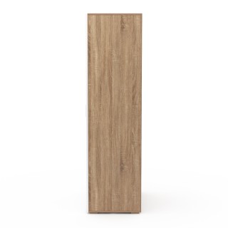 Δίφυλλη Ντουλάπα Marius με 2 Πόρτες 80 x 48 x 167 cm Λευκό & Ξύλο 3... Δίφυλλη Ντουλάπα Marius με 2 Πόρτες 80 x 48 x 167 cm Λευκό & Ξύλο 3...