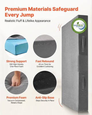 VEVOR Πλατφόρμα Αφρώδους Κάλυψης 1800 x 1210 mm για Παιδιά & Ενήλικ...