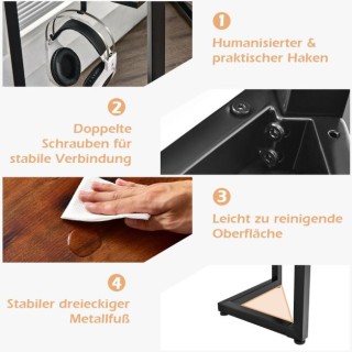 Γραφείο Υπολογιστή για το Σπίτι ή το Γραφείο 160 x 60 x 74 cm COSTW... Γραφείο Υπολογιστή για το Σπίτι ή το Γραφείο 160 x 60 x 74 cm COSTW...