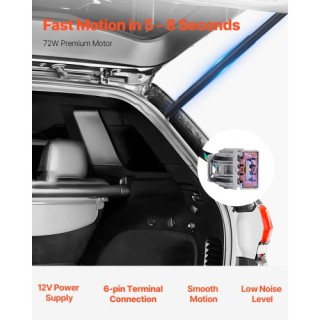 VEVOR Αριστερός Αμορτισέρ Πίσω Πόρτας Συμβατός με Grand Cherokee WK...