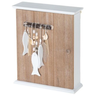 BAKAJI Ξύλινη Κρεμάστρα Κλειδιών Τοίχου με 6 Γάντζους Διακόσμηση Κ... BAKAJI Ξύλινη Κρεμάστρα Κλειδιών Τοίχου με 6 Γάντζους Διακόσμηση Κ...