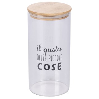 Galileo Δοχείο 1,5 Λ από βοριοπυριτικό γυαλί με καπάκι από μπαμπού ... Galileo Δοχείο 1,5 Λ από βοριοπυριτικό γυαλί με καπάκι από μπαμπού ...