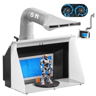 VEVOR Φορητός Θάλαμος Ψεκασμού με Αερογράφο, Διπλοί Ανεμιστήρες και... VEVOR Φορητός Θάλαμος Ψεκασμού με Αερογράφο, Διπλοί Ανεμιστήρες και...