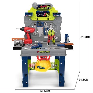 BAKAJI Τράπεζα Εργασίας 133 Τεμαχίων με Ηλεκτρικό Τρυπάνι και Κράνο... BAKAJI Τράπεζα Εργασίας 133 Τεμαχίων με Ηλεκτρικό Τρυπάνι και Κράνο...