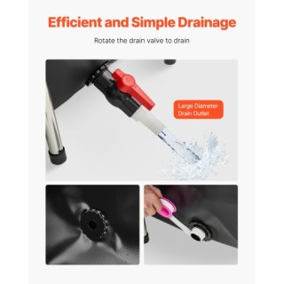 VEVOR Φορητή Πισίνα Ψαριών με Καμβά 470 Γαλόνια - Πάνελ Διαφάνειας ... VEVOR Φορητή Πισίνα Ψαριών με Καμβά 470 Γαλόνια - Πάνελ Διαφάνειας ...