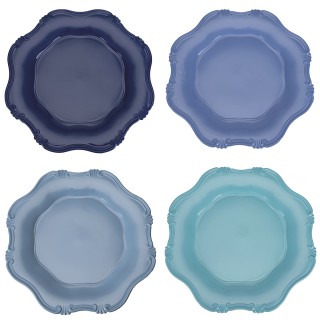 Villa DEste Σετ 4τμχ  Σουπλά 33 cm από πλαστικό PP Hippy Ocean 5917768