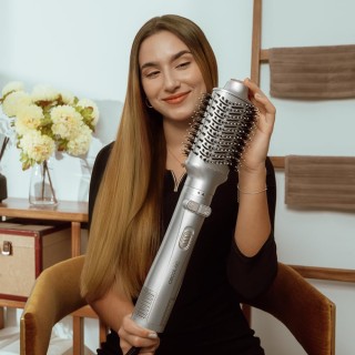 Περιστρεφόμενη Βούρτσα Μαλλιών 1100W με Αυτόματο Ψαλίδι & 6 Ανταλλα... Περιστρεφόμενη Βούρτσα Μαλλιών 1100W με Αυτόματο Ψαλίδι & 6 Ανταλλα...