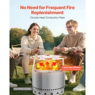 VEVOR Ανοξείδωτος Ανακλαστήρας Θερμότητας για Solo Stove Yukon 685.... VEVOR Ανοξείδωτος Ανακλαστήρας Θερμότητας για Solo Stove Yukon 685....