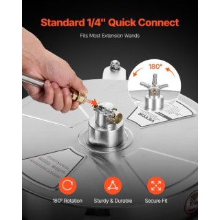 VEVOR Πλυστικό Επιφανειών 15 4000 PSI με 4 Τροχούς & 2 Επεκτάσιμες ... VEVOR Πλυστικό Επιφανειών 15 4000 PSI με 4 Τροχούς & 2 Επεκτάσιμες ...