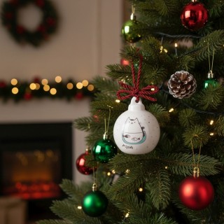 Villa dEste Home Κεραμική Χριστουγεννιάτικη Μπάλα Ιχθύες Oroscocats...