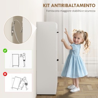 HOMCOM Λεπτή Παπουτσοθήκη με 2 Πτυσσόμενα Συρτάρια και 3 Ανοιχτούς ...